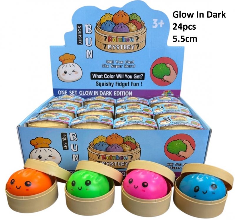 Mini glow in the dark dunplings